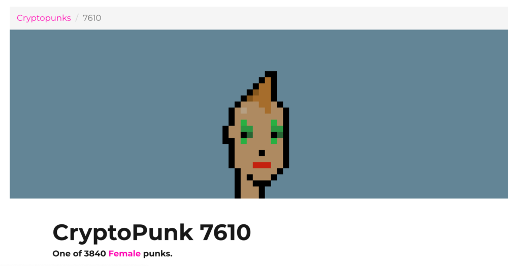 Crypto Punks 7610